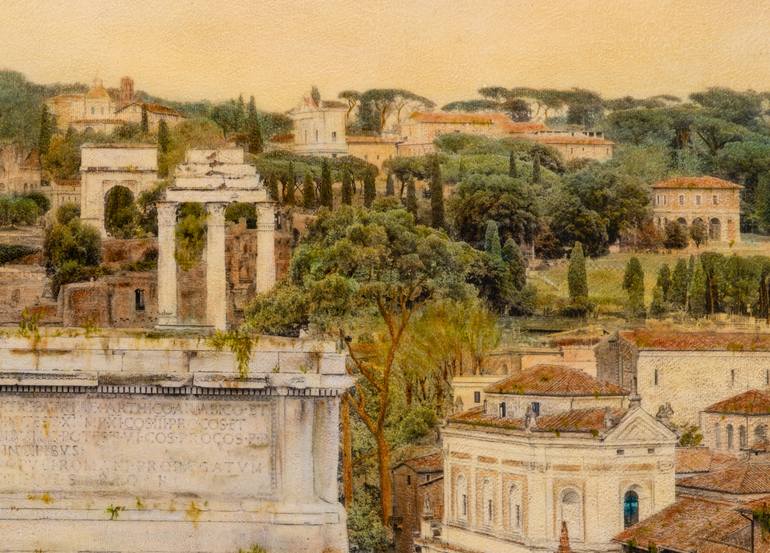 Original Figurative Cities Painting by Carlos Arriaga