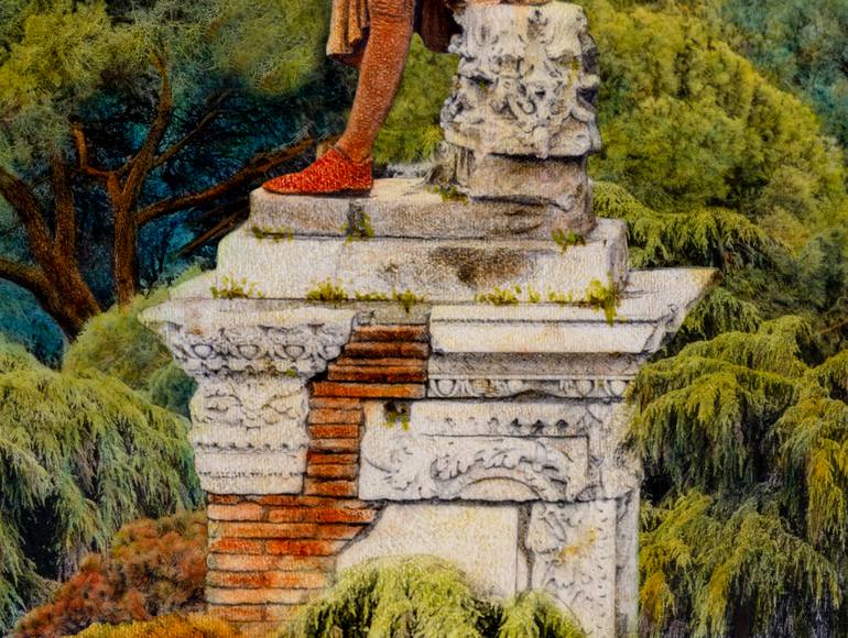 Original Figurative Cities Painting by Carlos Arriaga