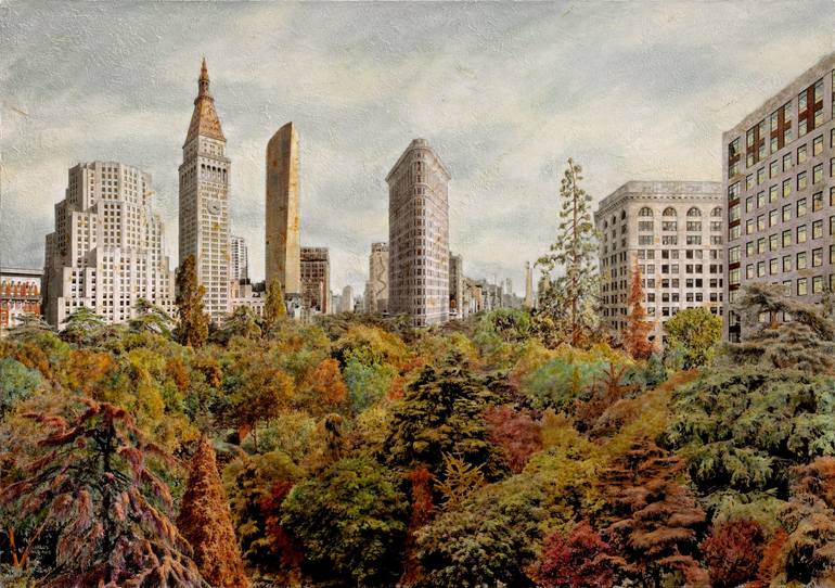 Print of Figurative Architecture Paintings by Carlos Arriaga
