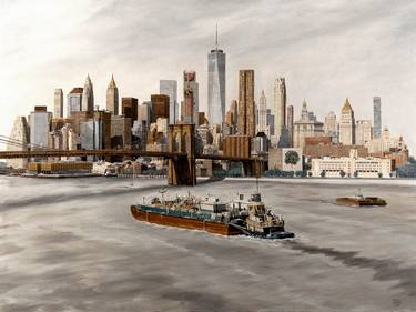 Print of Cities Paintings by Carlos Arriaga