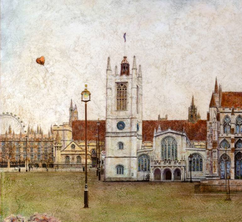 Original Realism Architecture Painting by Carlos Arriaga