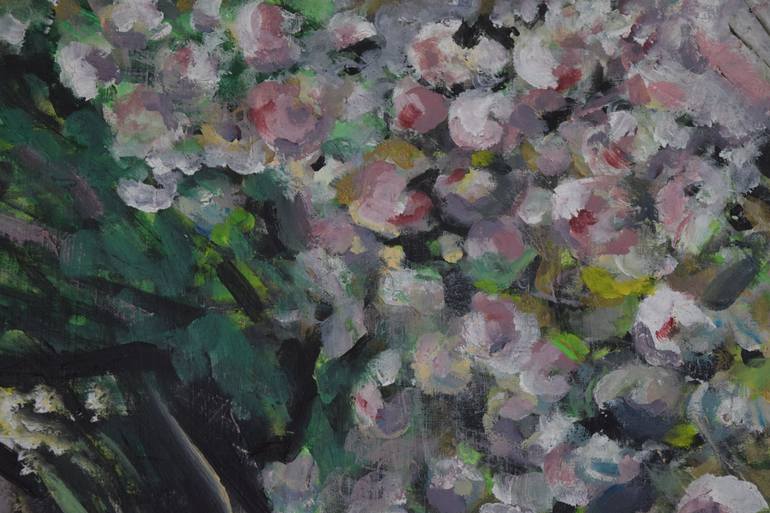 Original Impressionism Nature Painting by Roni Kotler