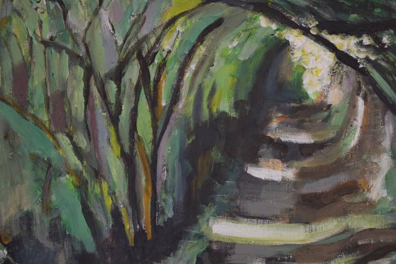 Original Impressionism Nature Painting by Roni Kotler