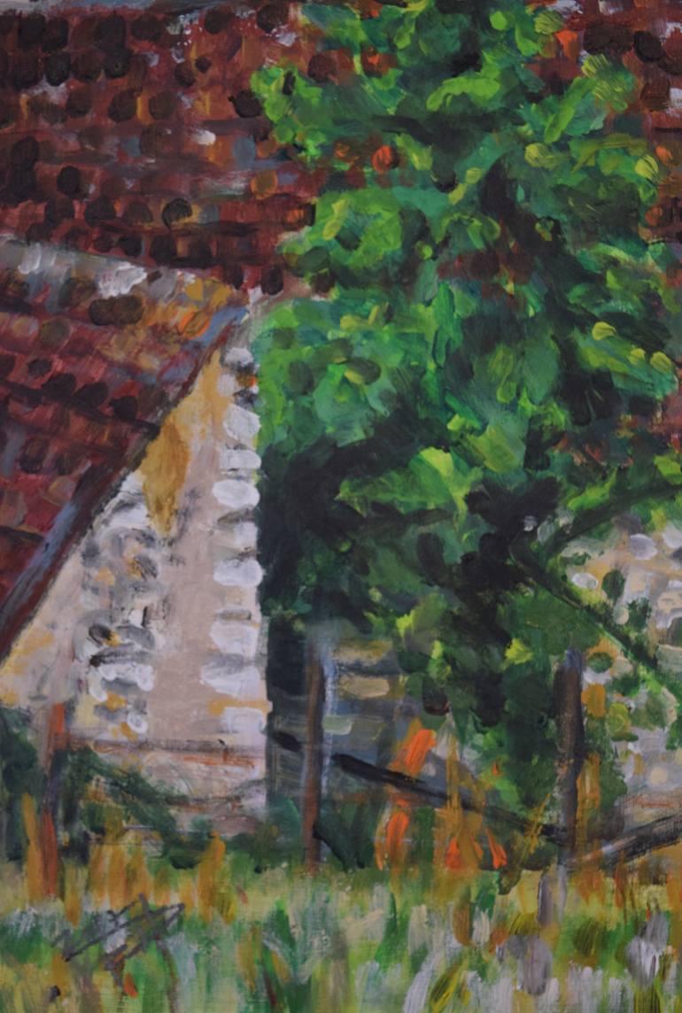 Original Impressionism Landscape Painting by roni kotler
