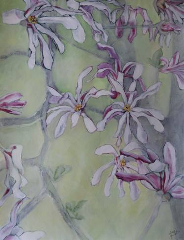 Original Floral Paintings by roni kotler