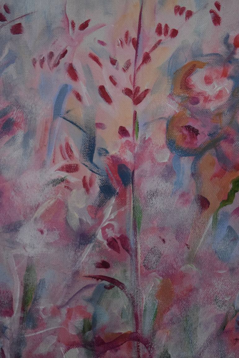 Original Figurative Floral Painting by roni kotler