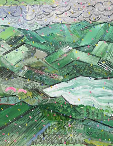 Original Fine Art Landscape Paintings by Joong-hyun Park