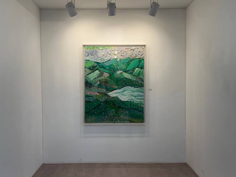 Original Expressionism Landscape Painting by Joong-Hyun Park