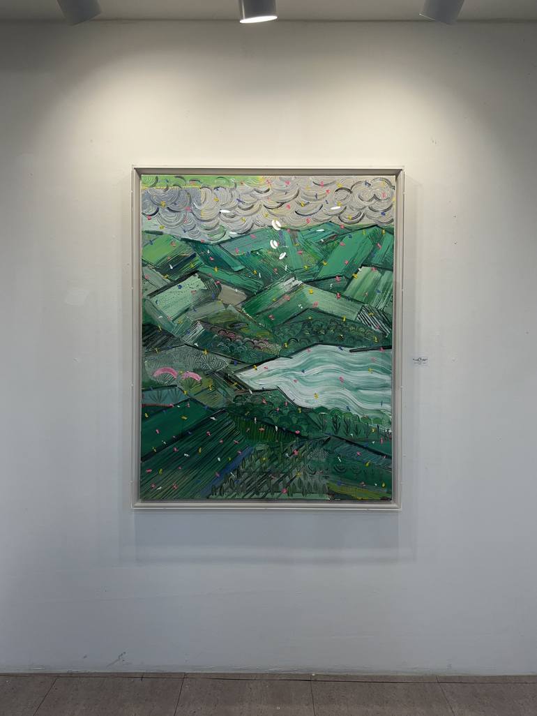 Original Fine Art Landscape Painting by Joong-hyun Park