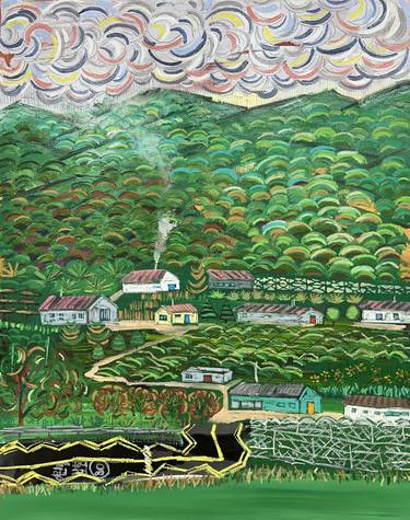 Original Expressionism Nature Paintings by Joong-Hyun Park