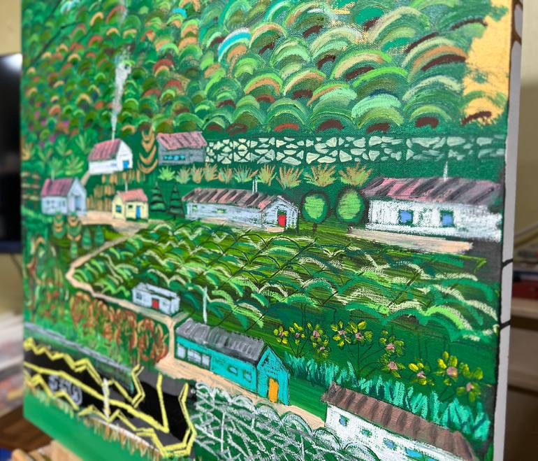 Original Expressionism Nature Painting by Joong-Hyun Park