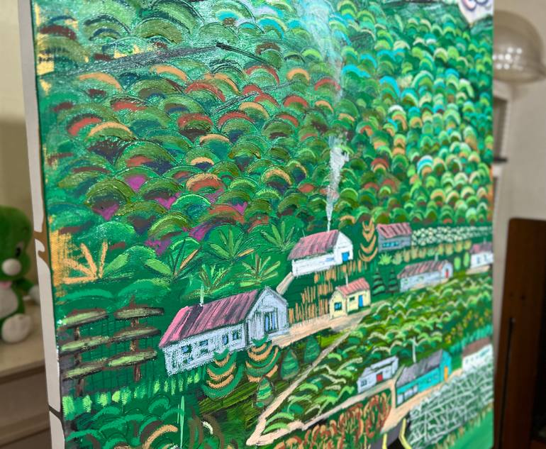 Original Expressionism Nature Painting by Joong-Hyun Park