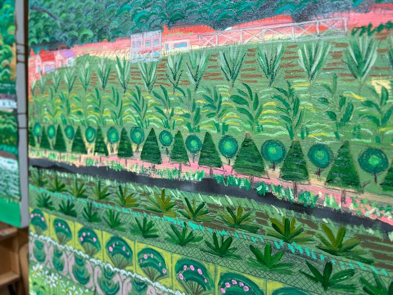 Original Expressionism Nature Painting by Joong-Hyun Park