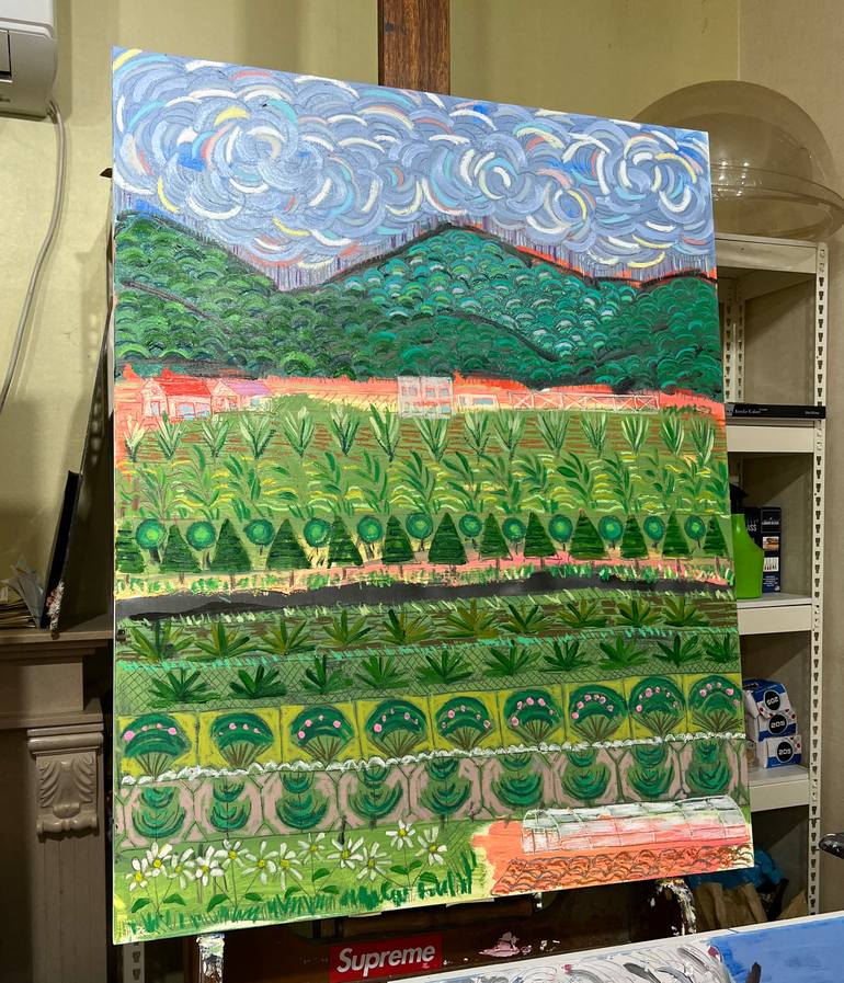 Original Expressionism Nature Painting by Joong-Hyun Park