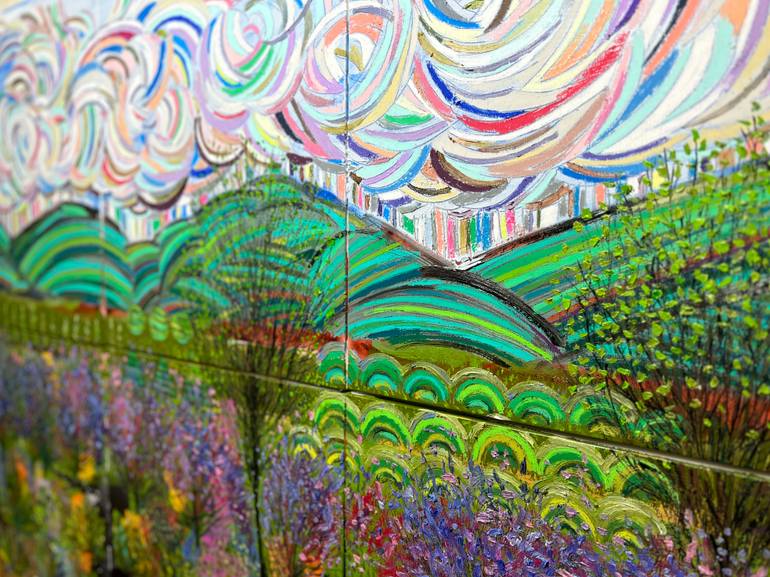 Original Impressionism Nature Painting by Joong-Hyun Park