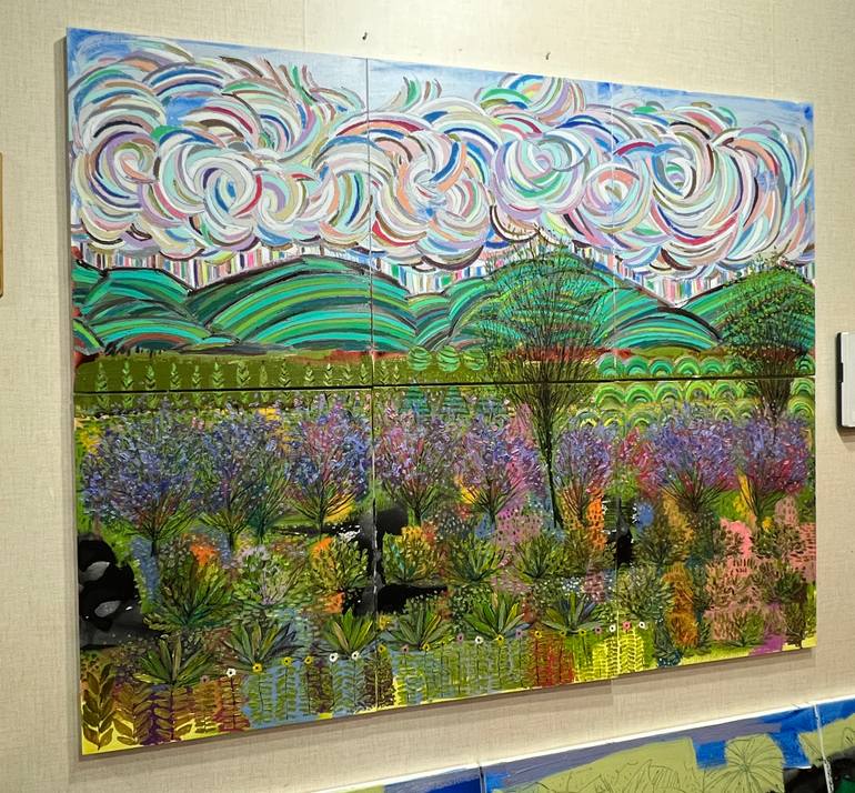 Original Impressionism Nature Painting by Joong-Hyun Park