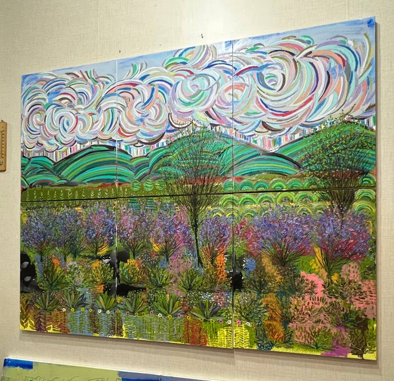 Original Impressionism Nature Painting by Joong-Hyun Park