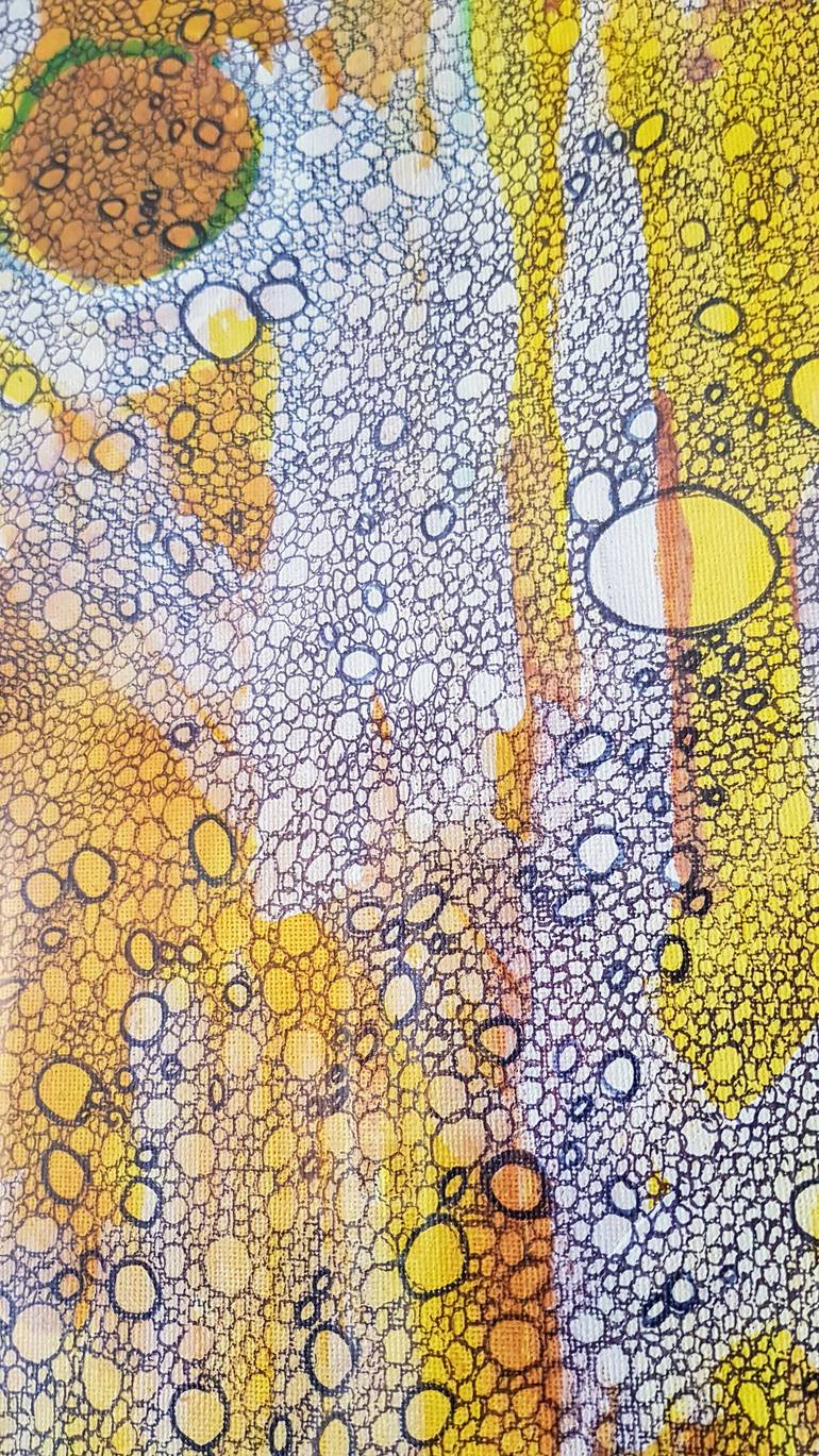 Original Abstract Expressionism Abstract Painting by Devrim X Gina