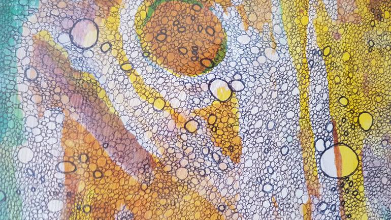 Original Abstract Expressionism Abstract Painting by Devrim X Gina