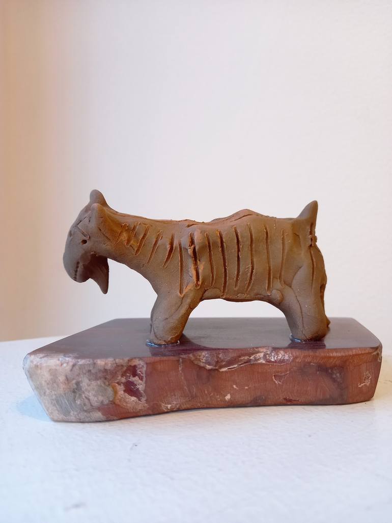 Original Impressionism Animal Sculpture by Rasho Mitev