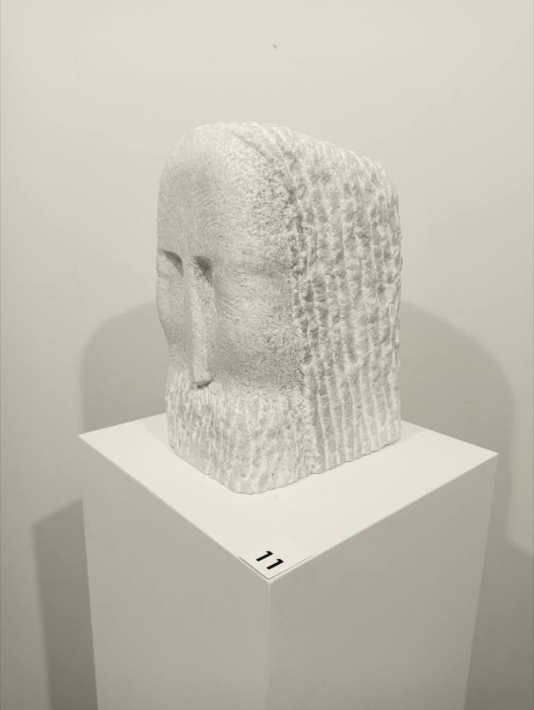 Original Impressionism Men Sculpture by Rasho Mitev
