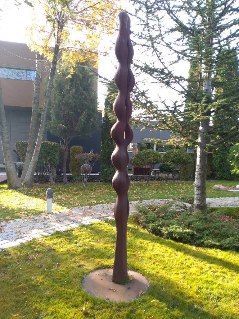 Original Abstract Garden Sculpture by Rasho Mitev