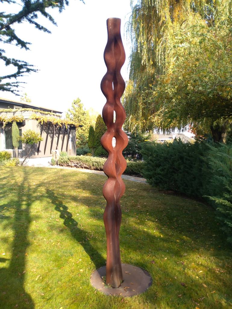 Original Abstract Garden Sculpture by Rasho Mitev