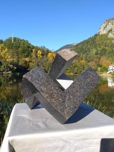 Original Geometric Sculpture by Rasho Mitev