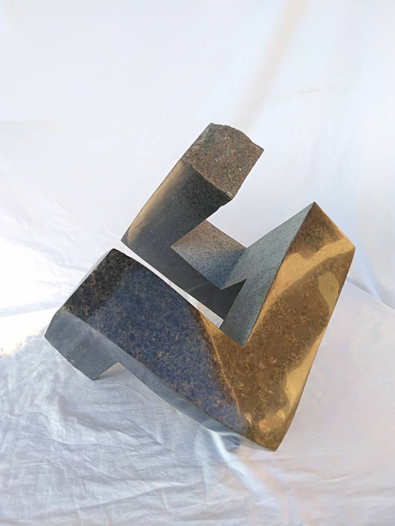 Original Abstract Geometric Sculpture by Rasho Mitev