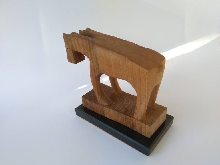 Original Art Deco Horse Sculpture by Rasho Mitev