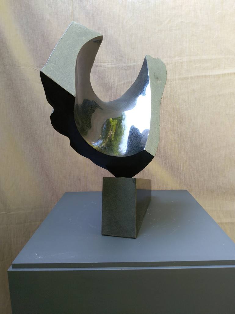 Original Cubism Abstract Sculpture by Rasho Mitev