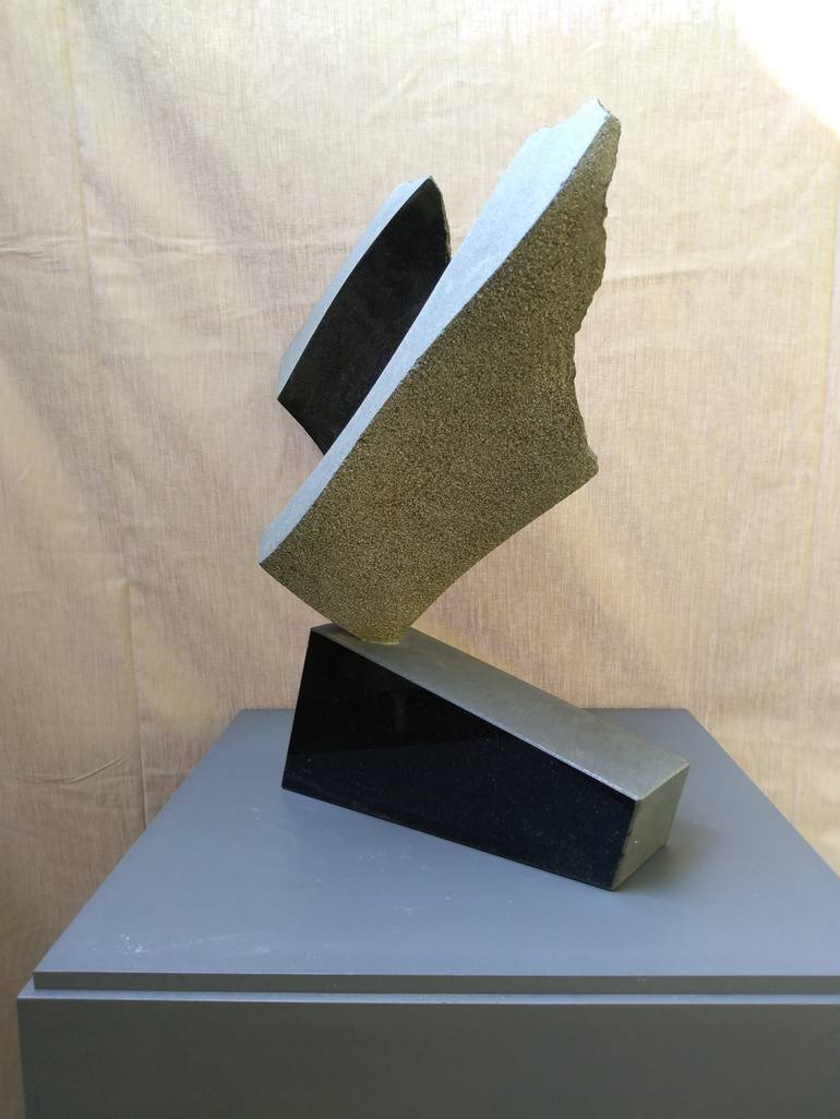 Original Cubism Abstract Sculpture by Rasho Mitev