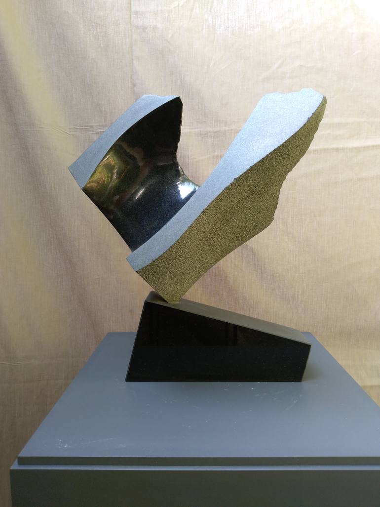 Original Cubism Abstract Sculpture by Rasho Mitev