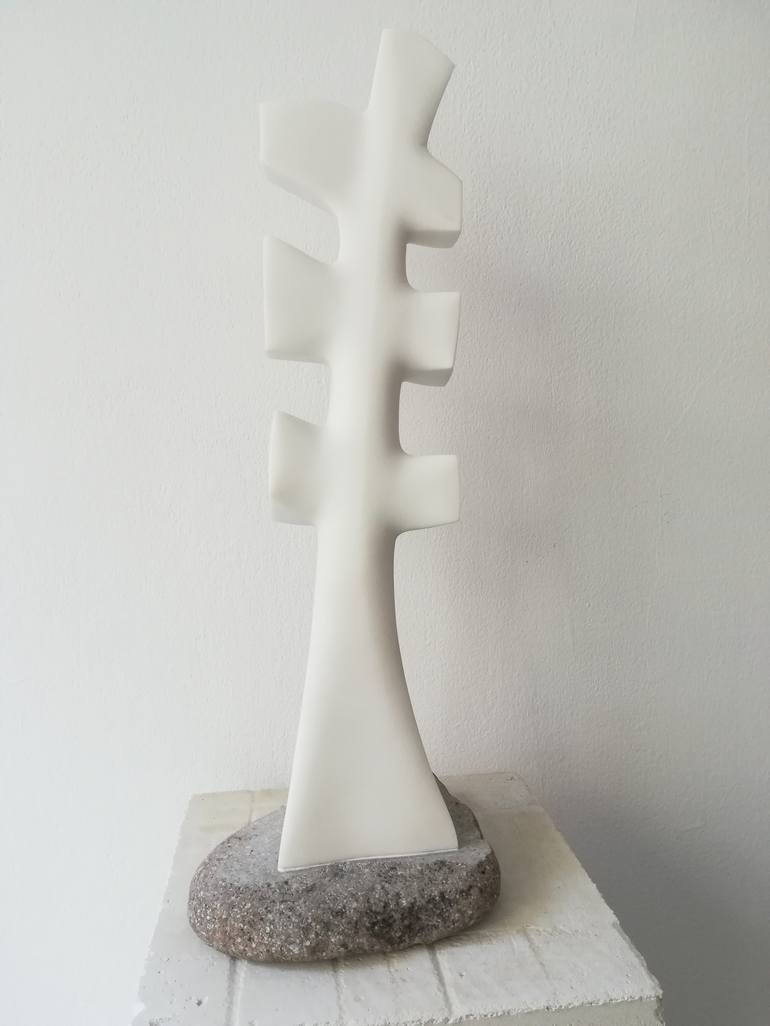 Original Abstract Floral Sculpture by Rasho Mitev