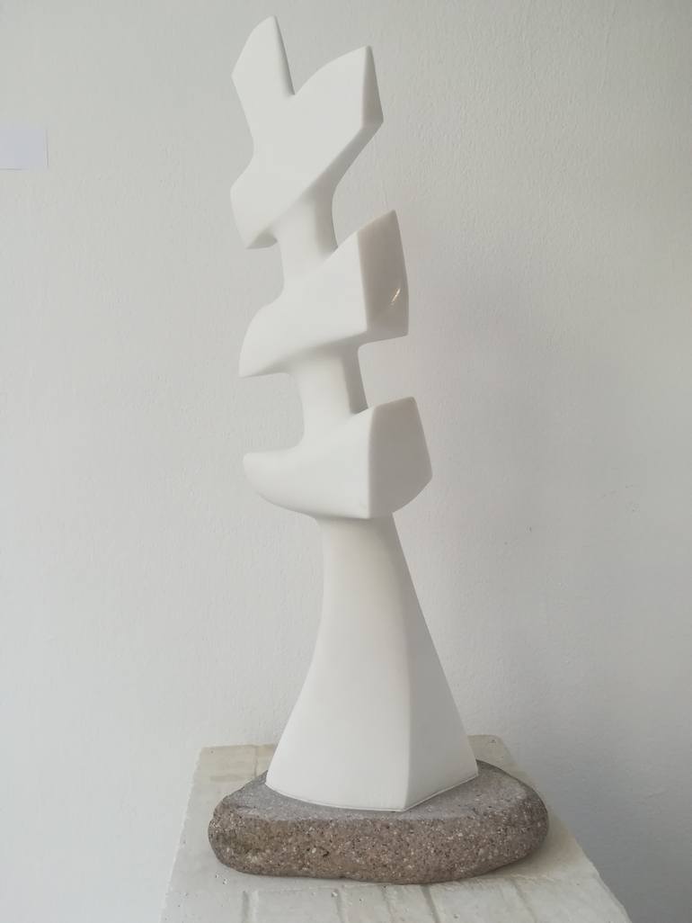 Original Abstract Floral Sculpture by Rasho Mitev