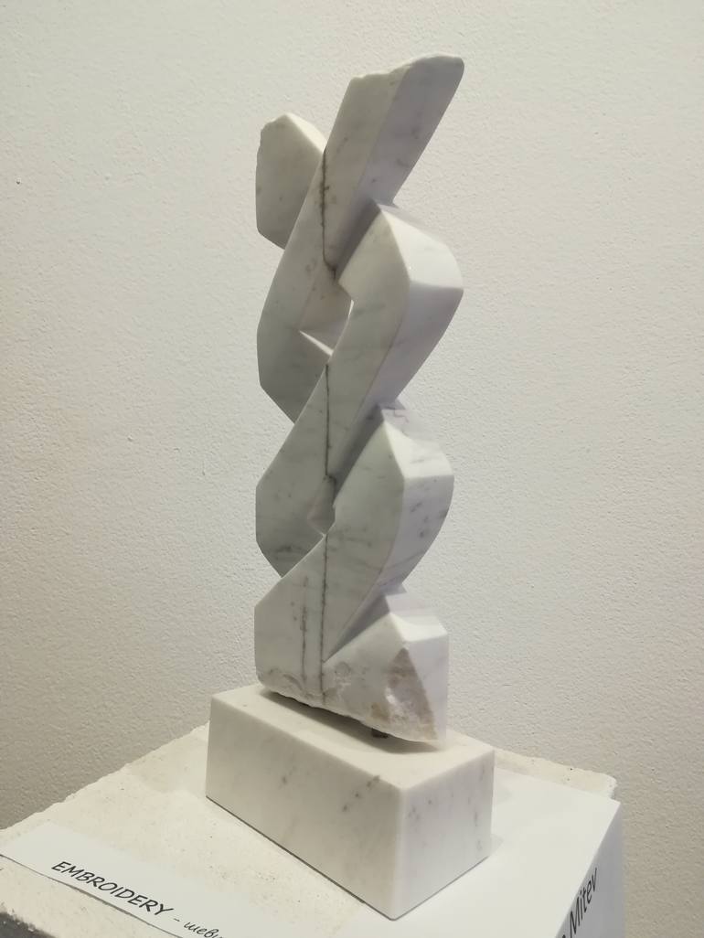 Original Abstract Geometric Sculpture by Rasho Mitev