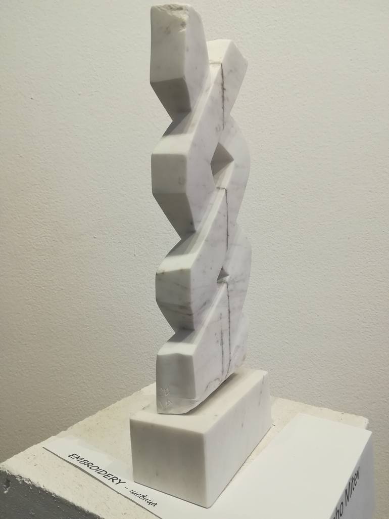 Original Abstract Geometric Sculpture by Rasho Mitev