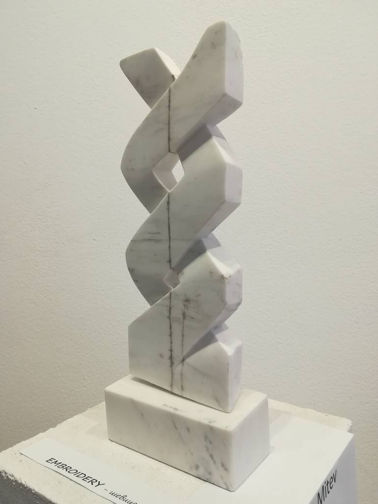 Original Abstract Geometric Sculpture by Rasho Mitev