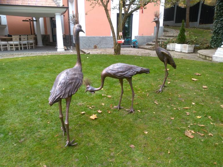 Original Realism Garden Sculpture by Rasho Mitev