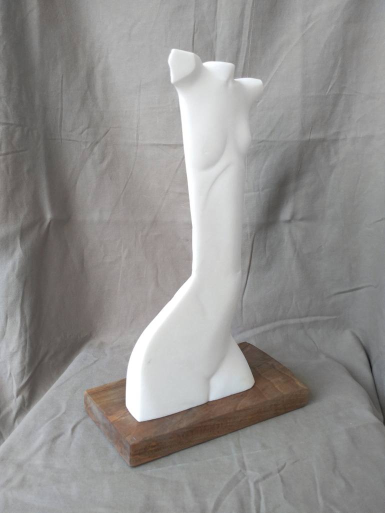 Original Fine Art Nude Sculpture by Rasho Mitev