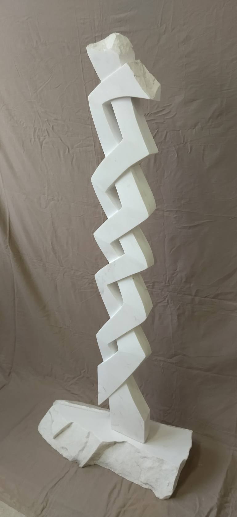 Original Abstract Geometric Sculpture by Rasho Mitev