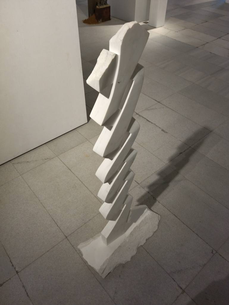 Original Abstract Geometric Sculpture by Rasho Mitev