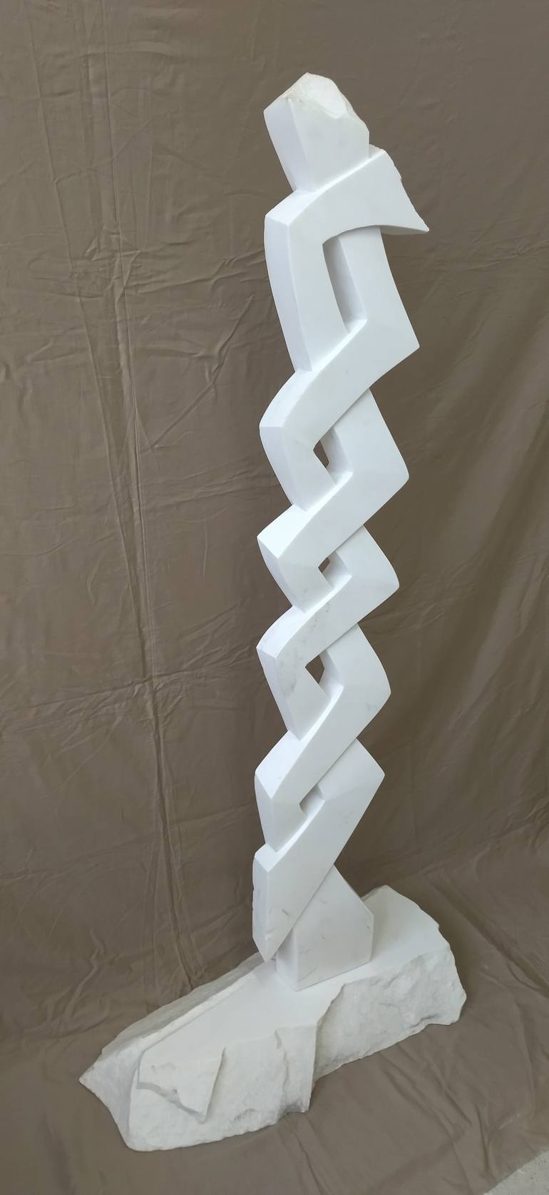 Original Abstract Geometric Sculpture by Rasho Mitev