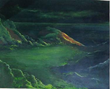 Print of Expressionism Landscape Paintings by Pradeep K