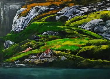 Original Landscape Painting by Pradeep K