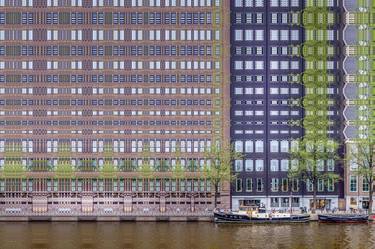 Purple Houseboat - Amsterdam - Metallic print - Limited Edition of 20 thumb