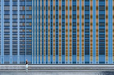 Gold, White and Blue - SoHo/NYC - metallic print - - Limited Edition of 20 thumb