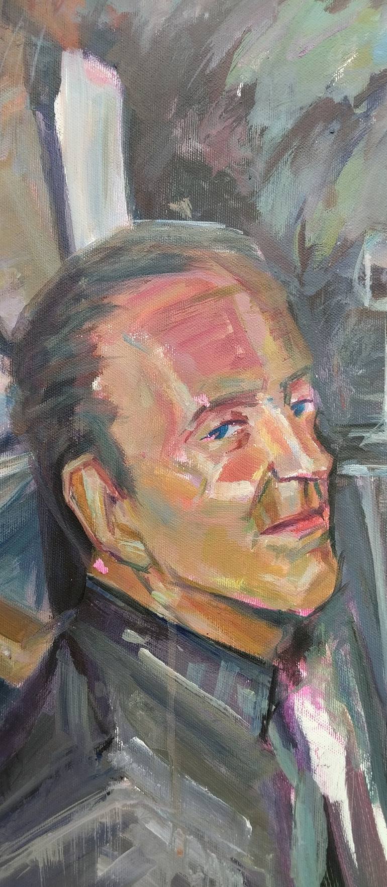 Original Contemporary Portrait Painting by IVAN Vynarchyk