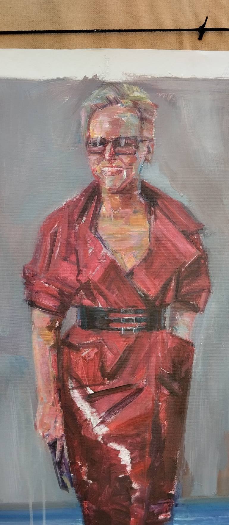 Original Contemporary Portrait Painting by IVAN Vynarchyk