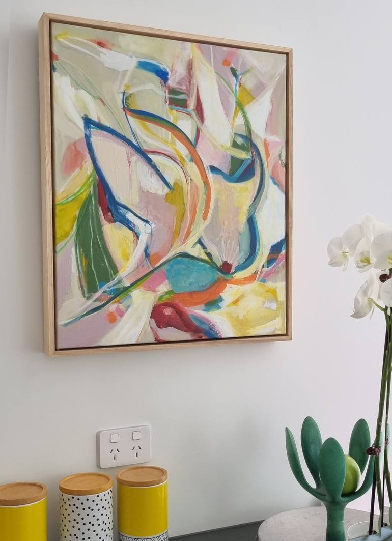 Original Abstract Expressionism Abstract Painting by Kirsty Black
